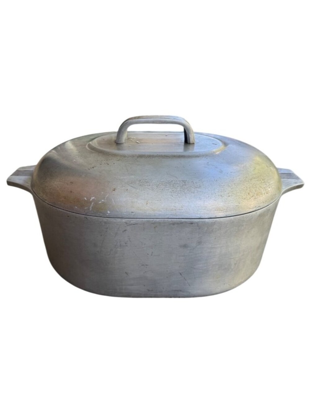 Wagner Ware Sidney O Magnalite 4265-M Dutch Oven Roaster with Lid 8 Qt W/ Trivet